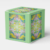 Zeemeermin verjaardagsfeestje gunstbox bedankdoosjes (Voorkant Zijde)