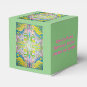 Zeemeermin verjaardagsfeestje gunstbox bedankdoosjes (Achterkant)