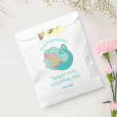 Zeemeermin verjaardagsfeestje gunsttassen bedankzakje (Gezegeld)