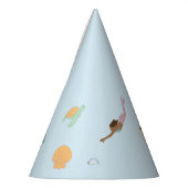 Zeemeermin Verjaardagsthema, kinder partij Feesthoedjes (Links)