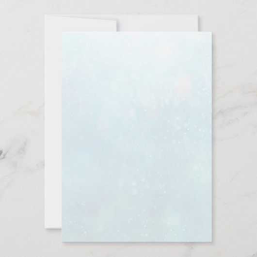 Zeemeermin Verjaardagsuitnodiging, Onder de Zee Ze Bedankkaart (Achterkant)