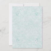 Zeemeermin verjaardagsuitnodiging Onder het zee fe Kaart (Achterkant)