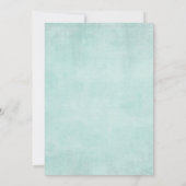 Zeemeermin Verjaardagsuitnodiging Onder Het Zee St Kaart (Achterkant)