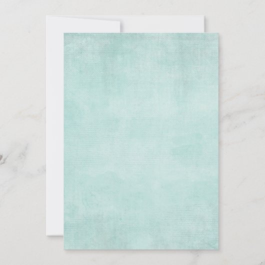 Zeemeermin Verjaardagsuitnodiging Onder Het Zee St Kaart (Achterkant)