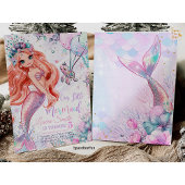 Zeemeermin Verjaardagsuitnodiging Zeemeermin Feest Kaart