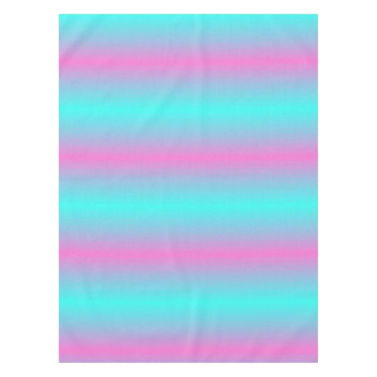 Zeemeermin verloopgradiënt paars roze aqua ombre tafelkleed (Voorkant)
