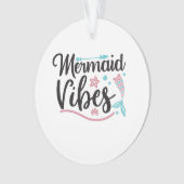 Zeemeermin Vibes Ornament (voorkant)