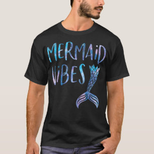 Zeemeermin Vibes Schattige Grappig Zeemeermin Staa T-shirt