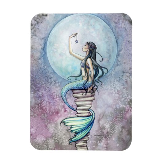 Zeemeermin Vinyl Magneet (Verticaal)