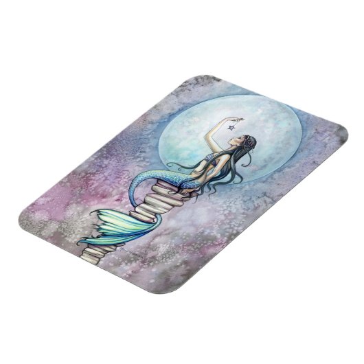 Zeemeermin Vinyl Magneet (Linkerzijde)