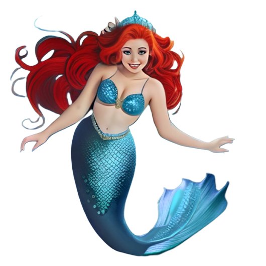 Zeemeermin Vinyl Naamstickers Sticker