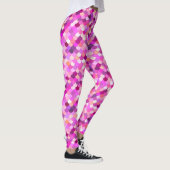 Zeemeermin, Violet, Amethyst en koraal Leggings (Rechts)