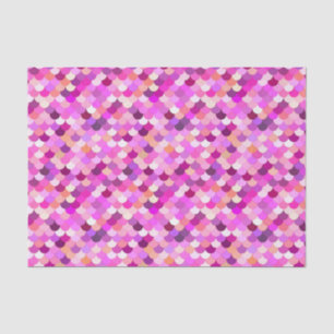 Zeemeermin, Violet, Amethyst en koraal Tissuepapier