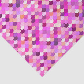 Zeemeermin, Violet, Amethyst en koraal Tissuepapier (Detail)