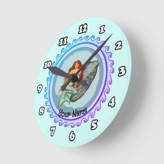 Zeemeermin vis lokken klok (Hoek)