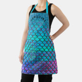 Zeemeermin vis schaal patroon schort (Insitu)