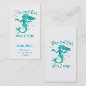 Zeemeermin Visitekaartje (Voorkant / Achterkant)