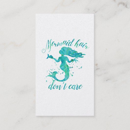 Zeemeermin Visitekaartje (Achterkant)