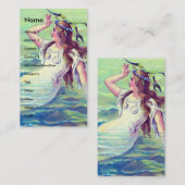  zeemeermin visitekaartje (Voorkant / Achterkant)