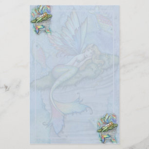 Zeemeermin Vissen Briefpapier door Molly Harrison