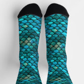 Zeemeermin Vissen Schubben Sokken (Top)