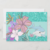 Zeemeermin volgens Zee 5e uitnodiging (Achterkant)