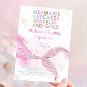 Zeemeermin Vonken Gouden Verjaardag Kaart