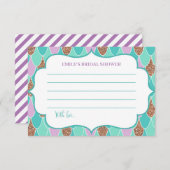 Zeemeermin Vrijgezellenfeest Datum Nacht Kaart (Voorkant / Achterkant)