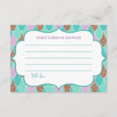 Zeemeermin Vrijgezellenfeest Datum Nacht Kaart (Voorkant)