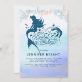 Zeemeermin Vrijgezellenfeest onder het Zee van Lie Kaart (Voorkant)