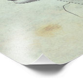 Zeemeermin Vrouw Surreal Art Fantasy Tekening Foto Afdruk (Hoek)