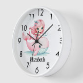 Zeemeermin walvis roze meisje naam (Hoek)