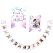 Zeemeermin Waterverf Birthday onder Zee Vlaggetjes