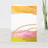 Zeemeermin Waterverf Happy Birthday Fun Kaart (Achterkant)