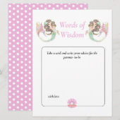 Zeemeermin Wijsheid Bruine Baby Borrel Onder de Ze Kaart (Voorkant / Achterkant)