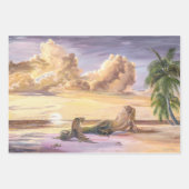 Zeemeermin wikkelpapier set inpakpapier vel (Voorkant 3)