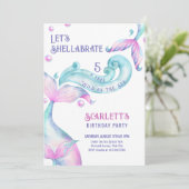 Zeemeermin Wilde Zee Kaart (Staand voorkant)