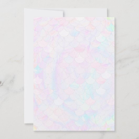 Zeemeermin Wilde Zee Kaart (Achterkant)