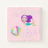 Zeemeermin Wilt Een Eenhoorn Meisjes Journals Notitieboek (Achterkant)