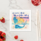 Zeemeermin Zee | Drink Als Een Vis Servet (Insitu)