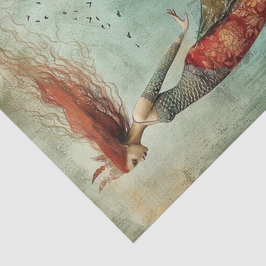 ZEEMEERMIN ZEE GODIN DECOUPAGE TISSUEPAPIER (Detail)