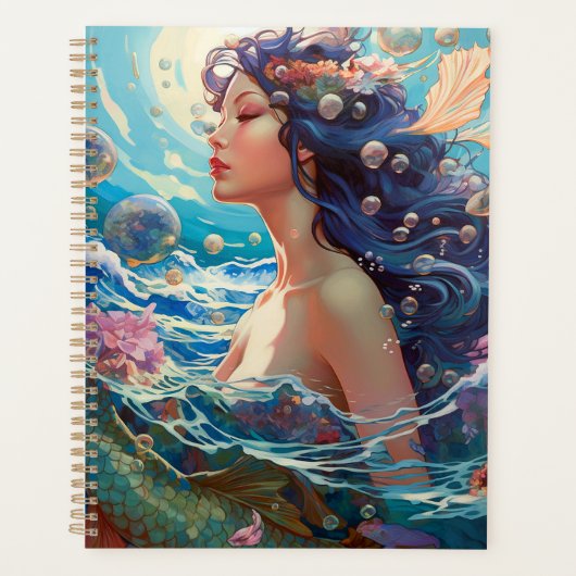 Zeemeermin Zee Godin Fantasy Art Planner (Voorkant)
