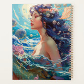 Zeemeermin Zee Godin Fantasy Art Planner (Achterkant)