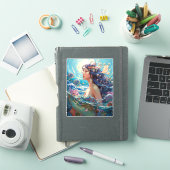 Zeemeermin Zee Godin Fantasy Art Sticker (iPad Cover)