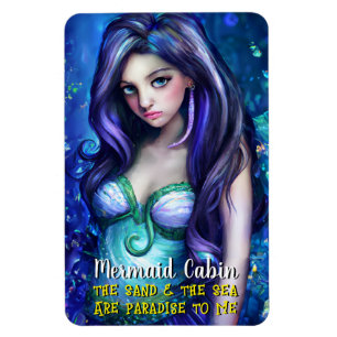 Zeemeermin Zee Godin Nymph Siren Cruise Room Door Magneet
