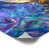 Zeemeermin Zee Godin Nymph Siren Onder Water Art Poster (Hoek)