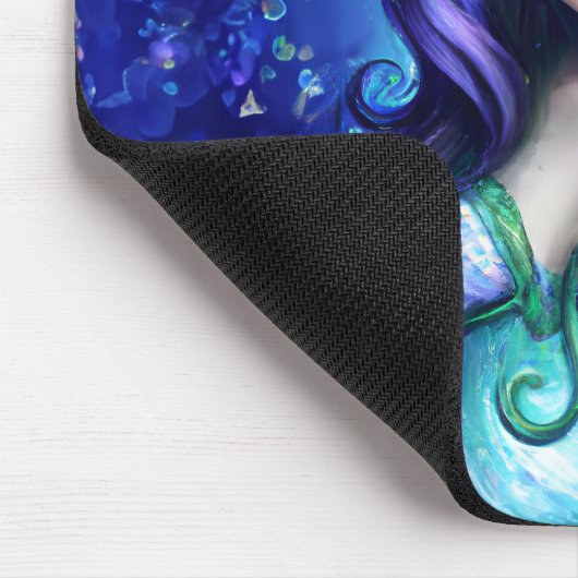 Zeemeermin Zee Godin Nymph Siren Onderwater Kunst Muismat (Hoek)