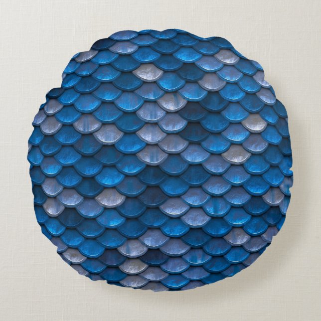 Zeemeermin Zee Huis Decoratie Rond Kussen (Voorkant)