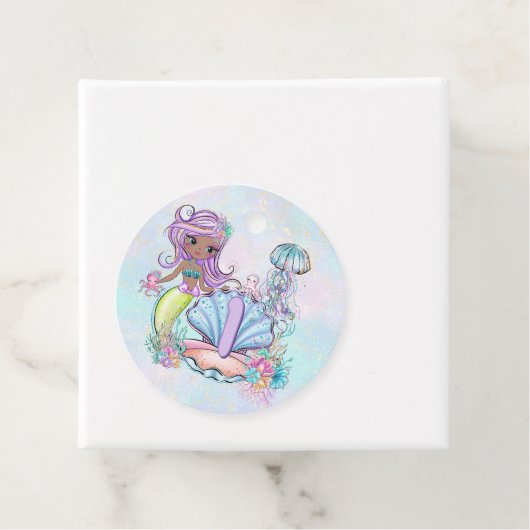 Zeemeermin Zee leven | Verjaardagsfeest met aangep Bedankjes Labels (In situ)