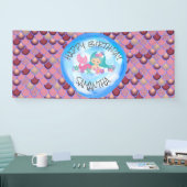 Zeemeermin Zee Paarse Banner (Beurs)